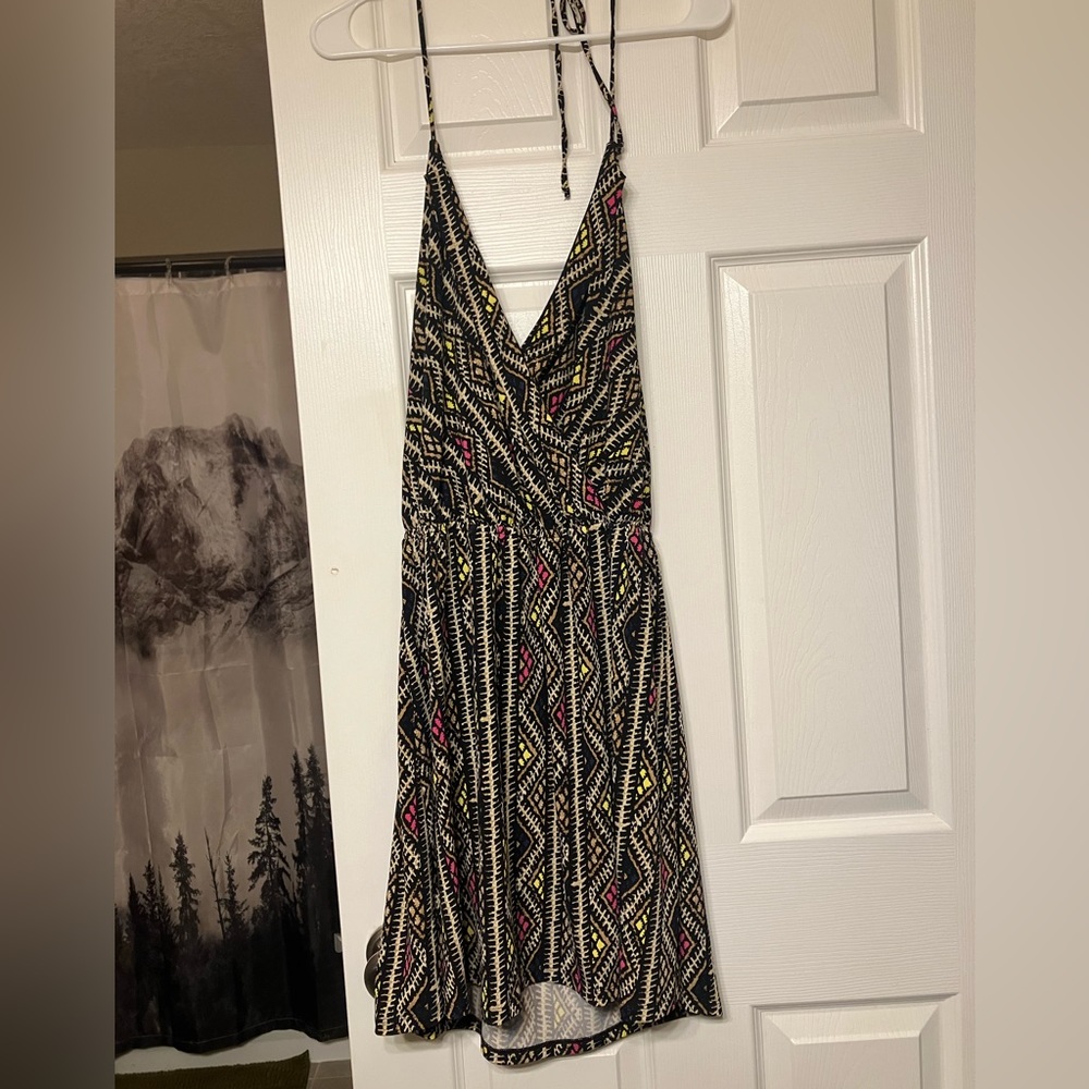 BCBG stretch halter dress- perfect for warm weather vacations!